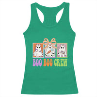 Halloween Nurse Racerback Tank Top Boo Boo Crew Cute Spooky Ghost - Wonder Print Shop