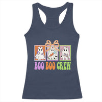 Halloween Nurse Racerback Tank Top Boo Boo Crew Cute Spooky Ghost - Wonder Print Shop