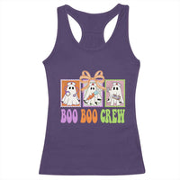 Halloween Nurse Racerback Tank Top Boo Boo Crew Cute Spooky Ghost - Wonder Print Shop
