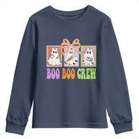 Halloween Nurse Youth Sweatshirt Boo Boo Crew Cute Spooky Ghost - Wonder Print Shop