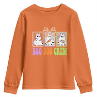 Halloween Nurse Youth Sweatshirt Boo Boo Crew Cute Spooky Ghost - Wonder Print Shop