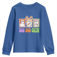Halloween Nurse Youth Sweatshirt Boo Boo Crew Cute Spooky Ghost - Wonder Print Shop