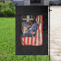 Fisherman Christian Fishing Vintage American Flag Garden Flag - Wonder Print Shop