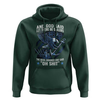 US Military Navy Sailor Hoodie And God Said Let There Be Sailors The Devil Groaned And Said - Wonder Print Shop