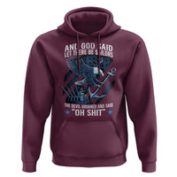 US Military Navy Sailor Hoodie And God Said Let There Be Sailors The Devil Groaned And Said - Wonder Print Shop