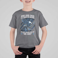 US Military Navy Sailor T Shirt For Kid And God Said Let There Be Sailors The Devil Groaned And Said - Wonder Print Shop