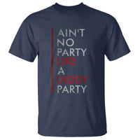 Ain't No Party Like A Diddy Party T Shirt Vintage Striped - Wonder Print Shop
