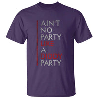 Ain't No Party Like A Diddy Party T Shirt Vintage Striped - Wonder Print Shop