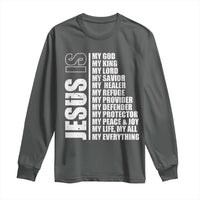 Jesus Is My Everything My God My Lord And Savior Christian Long Sleeve Shirt - Wonder Print Shop