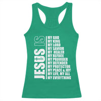 Jesus Is My Everything My God My Lord And Savior Christian Racerback Tank Top - Wonder Print Shop