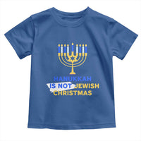 Funny Hanukkah Is Not Jewish Christmas Toddler T Shirt Chanukah Menorah - Wonder Print Shop