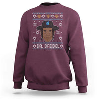 Funny Hanukkah Dreidel Sweatshirt Dr Dreidel Chanukah Rapper DJ - Wonder Print Shop