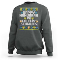 Happy Hanukkah Ya Fithy Schmuck Sweatshirt Funny Hanukkah Christmas Movie - Wonder Print Shop