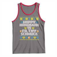 Happy Hanukkah Ya Fithy Schmuck Tank Top Funny Hanukkah Christmas Movie - Wonder Print Shop