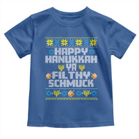 Happy Hanukkah Ya Fithy Schmuck Toddler T Shirt Funny Hanukkah Christmas Movie - Wonder Print Shop