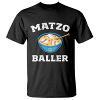 Funny Hanukkah Baseball T Shirt Matzo Baller Matzah Ball Jewish Chanukah Sports Lover - Wonder Print Shop