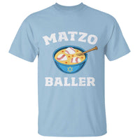 Funny Hanukkah Baseball T Shirt Matzo Baller Matzah Ball Jewish Chanukah Sports Lover - Wonder Print Shop