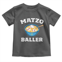 Funny Hanukkah Baseball Toddler T Shirt Matzo Baller Matzah Ball Jewish Chanukah Sports Lover - Wonder Print Shop