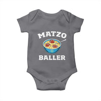 Funny Hanukkah Football Baby Onesie Matzo Baller Matzah Ball Jewish Chanukah Sports Lover - Wonder Print Shop
