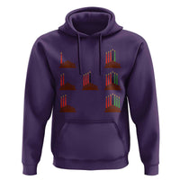 Kwanzaa Kinara Seven Candles African American Holiday Hoodie - Wonder Print Shop
