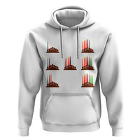 Kwanzaa Kinara Seven Candles African American Holiday Hoodie - Wonder Print Shop