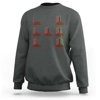 Kwanzaa Kinara Seven Candles African American Holiday Sweatshirt - Wonder Print Shop