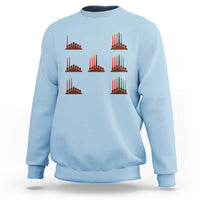 Kwanzaa Kinara Seven Candles African American Holiday Sweatshirt - Wonder Print Shop