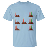 Kwanzaa Kinara Seven Candles African American Holiday T Shirt - Wonder Print Shop