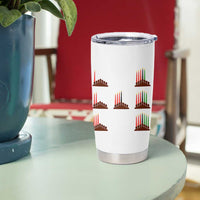 Kwanzaa Kinara Seven Candles African American Holiday Tumbler Cup - Wonder Print Shop