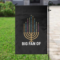 Hanukkah Human Rights Garden Flag Big Fan Of Democracy Immigrants And Refugees - Wonder Print Shop