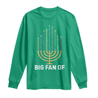 Hanukkah Human Rights Long Sleeve Shirt Big Fan Of Democracy Immigrants And Refugees - Wonder Print Shop