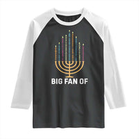 Hanukkah Human Rights Raglan Shirt Big Fan Of Democracy Immigrants And Refugees - Wonder Print Shop