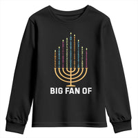 Hanukkah Human Rights Youth Sweatshirt Big Fan Of Democracy Immigrants And Refugees - Wonder Print Shop