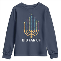 Hanukkah Human Rights Youth Sweatshirt Big Fan Of Democracy Immigrants And Refugees - Wonder Print Shop