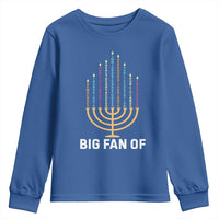 Hanukkah Human Rights Youth Sweatshirt Big Fan Of Democracy Immigrants And Refugees - Wonder Print Shop