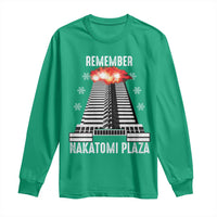 Remember Nakatomi Plaza Long Sleeve Shirt Christmas Party 1988 Movie