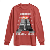 Remember Nakatomi Plaza Long Sleeve Shirt Christmas Party 1988 Movie