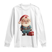 Funny Christmas Santa Doctor Medical Long Sleeve Shirt