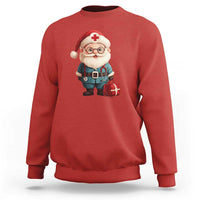 Funny Christmas Santa Doctor Medical Sweatshirt - Wonder Print Shop