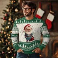 Funny Xmas Santa Doctor Medical Ugly Christmas Sweater - Wonder Print Shop