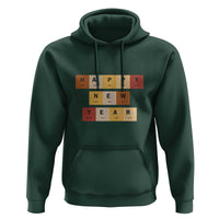 Funny Happy New Year Periodic Table Elements Hoodie Chemistry Teacher Student