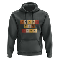 Funny Happy New Year Periodic Table Elements Hoodie Chemistry Teacher Student