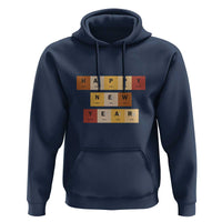 Funny Happy New Year Periodic Table Elements Hoodie Chemistry Teacher Student