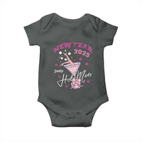 Funny New Year 2025 Same Hot Mess Baby Onesie New Year's Eve Party Coquette Champagne Glass