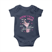 Funny New Year 2025 Same Hot Mess Baby Onesie New Year's Eve Party Coquette Champagne Glass