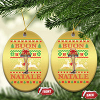 Funny Xmas Movie Christmas Ornament Buon Natale Lamp Italian Christmas - Wonder Print Shop