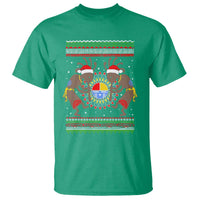 Funny Christmas Native American T Shirt Santa Kokopeli Medicine Wheel - Wonder Print Shop