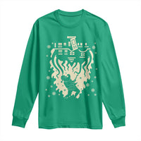 Funny Stranger Christmas Long Sleeve Shirt Heavy Metal Santa Upside Down - Wonder Print Shop