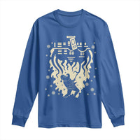 Funny Stranger Christmas Long Sleeve Shirt Heavy Metal Santa Upside Down - Wonder Print Shop