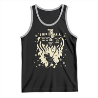 Funny Stranger Christmas Tank Top Heavy Metal Santa Upside Down - Wonder Print Shop